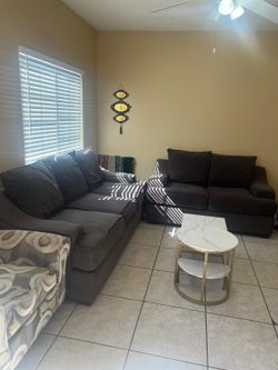 Couch & chair 2 &table