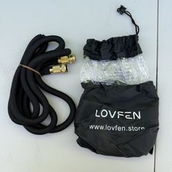 Expandable Garden Hose with Brass Fittings & Storage Bag – Lightweight & Durable