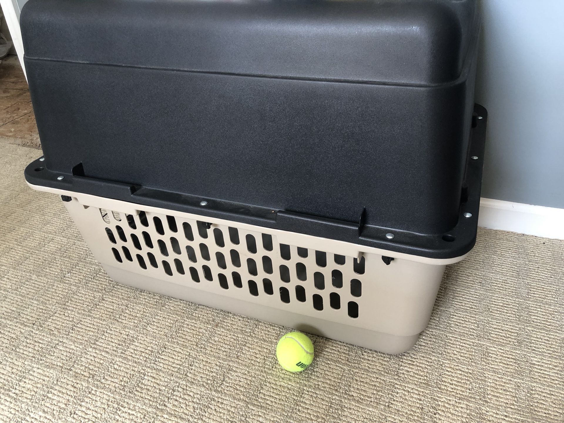 Dog crate brand new my dog only use it for a couple times