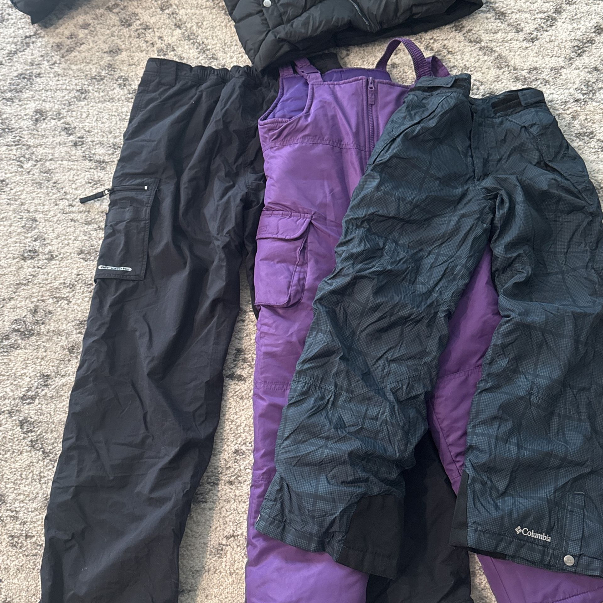 Snow Gear - Kids 7/8, 10/12, 18, Adult Small