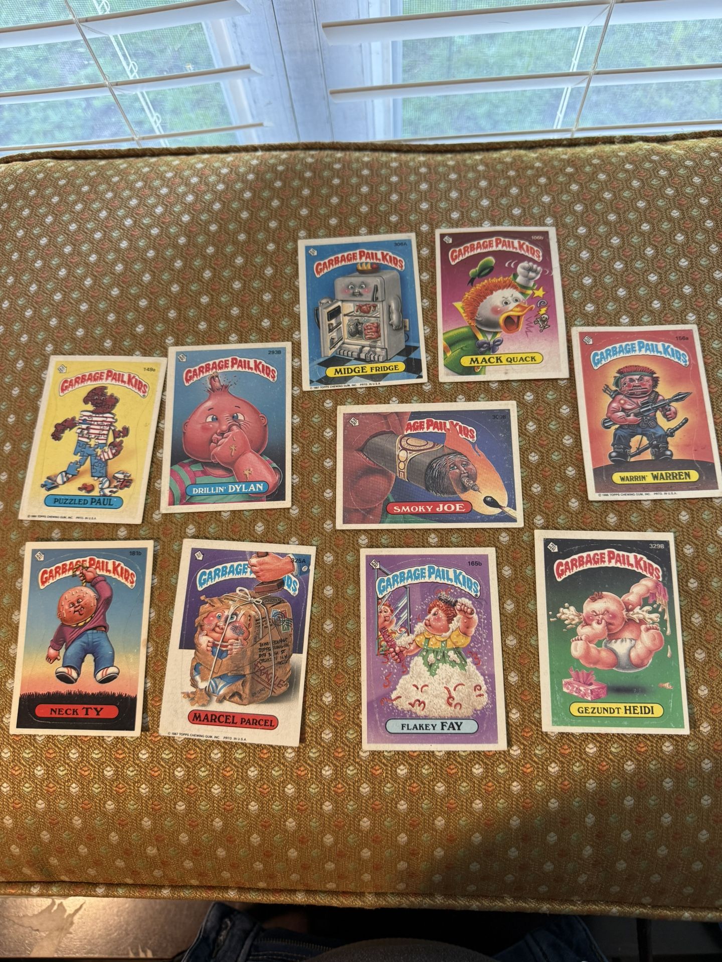 Vintage Garbage Pail Kids Cards