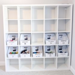 Mainstays Flexible Plastic Closet Storage Bin, 9 Pack