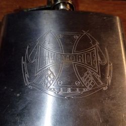 Stainless steel live to ride flsk