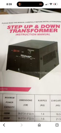 Step up &down transformer