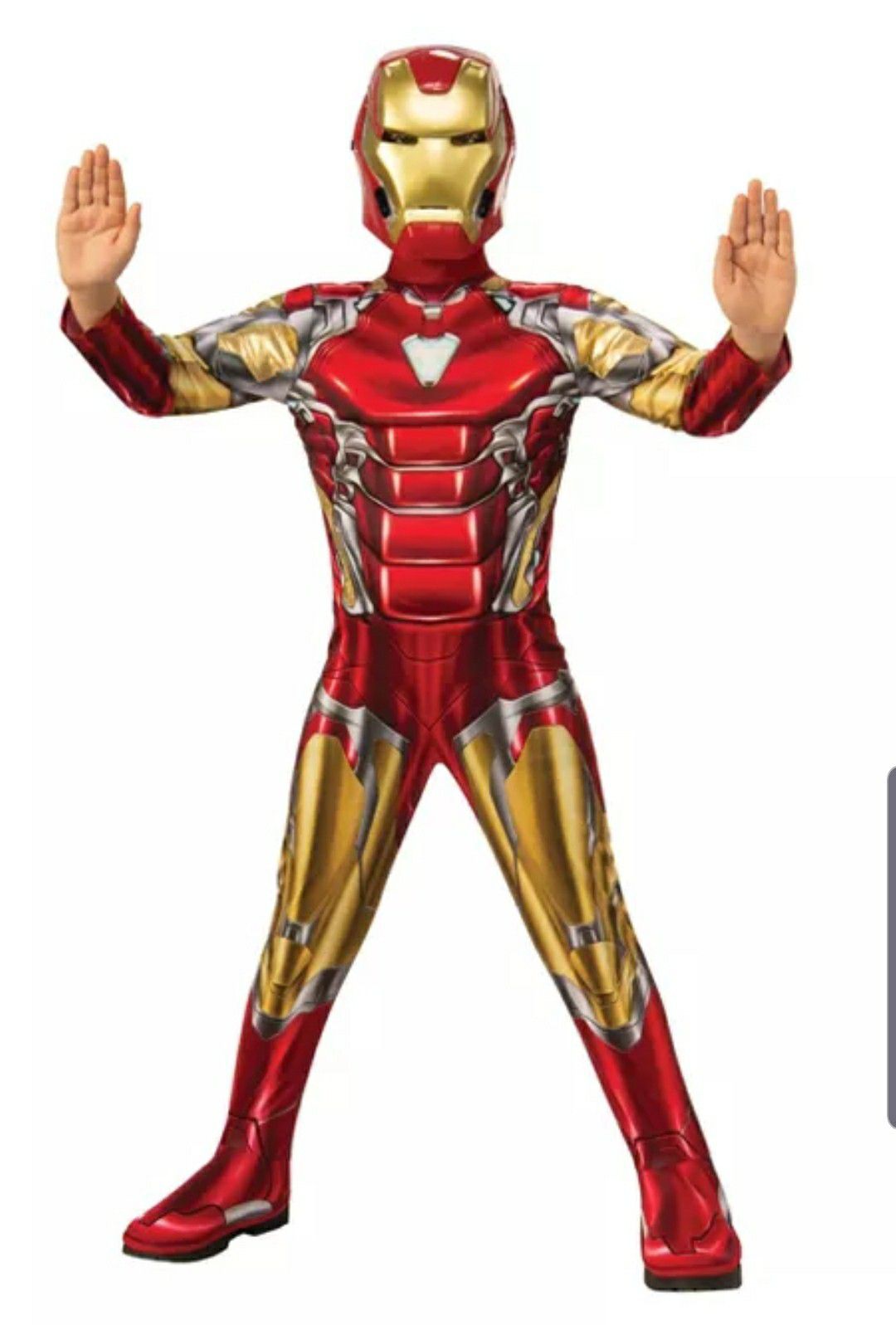 Marvel Iron Man Costume Small Age 4 to 6
