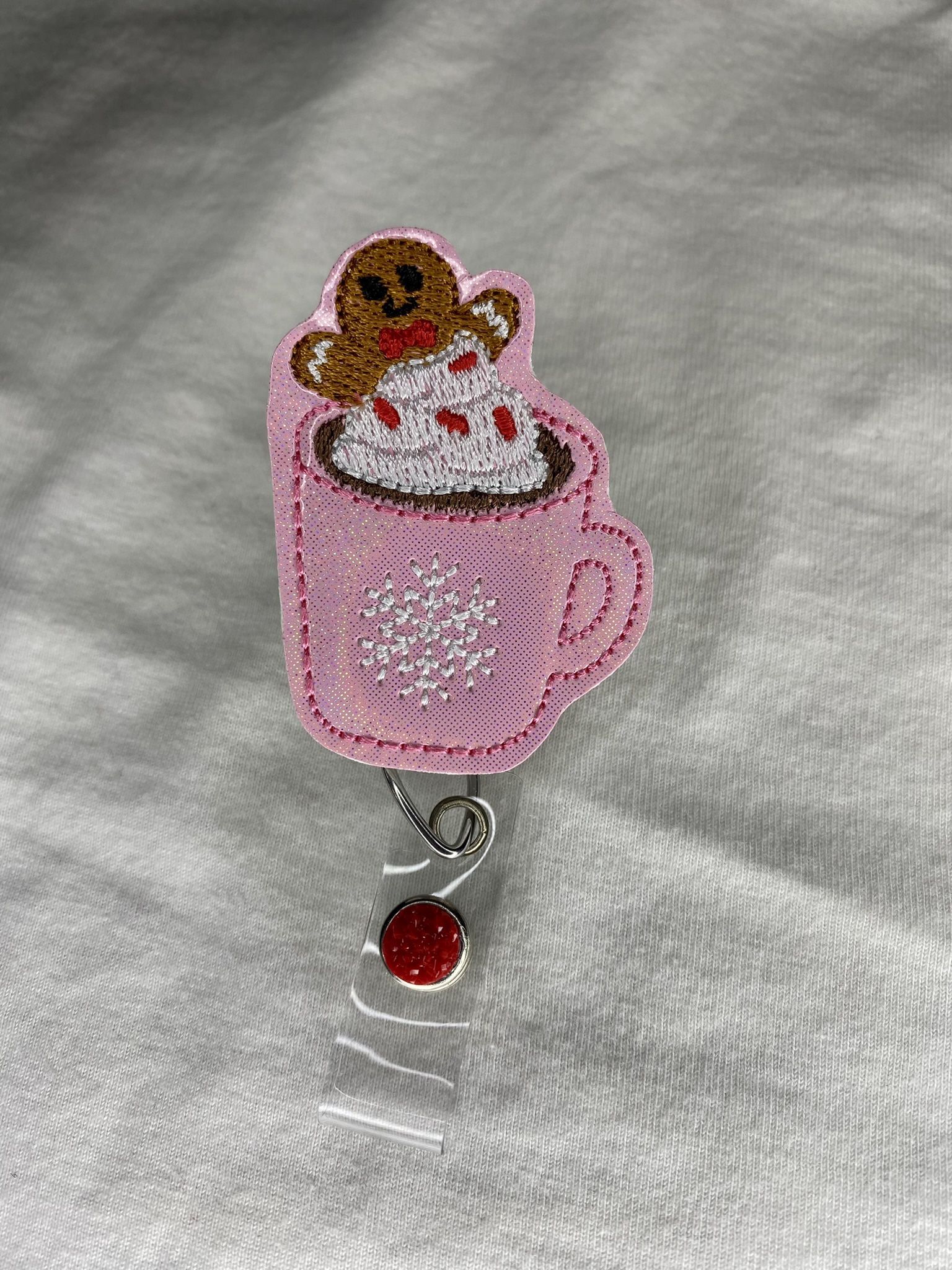 Gingerbread Badge Reel 