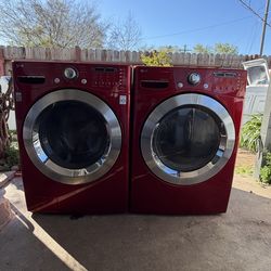 LG electric washer and dryer with free delivery