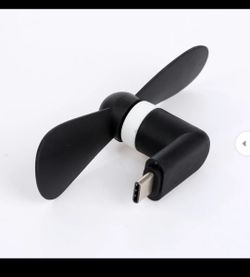 Low Consumption USB MINI Type C Small Fan For Smart Phones 1TW Power 5V