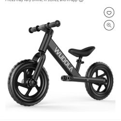 WUDOL a new black toddler balance bike