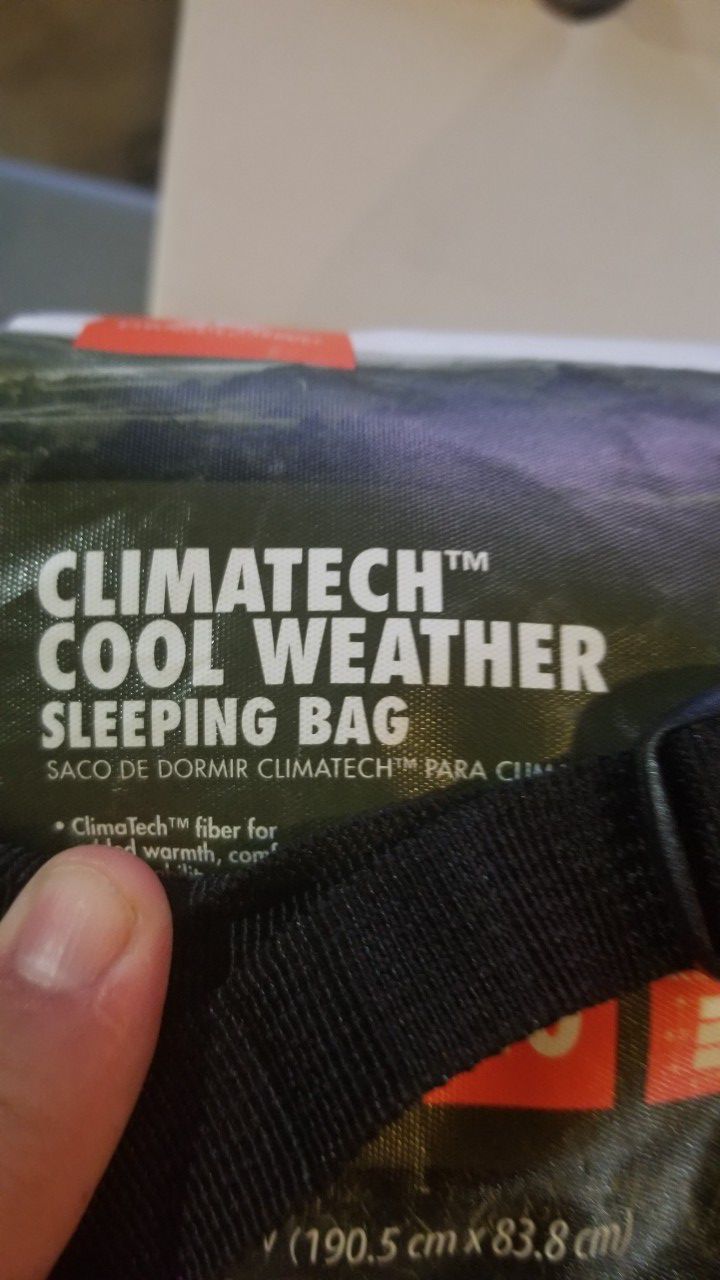 Cool weather Sleeping bag
