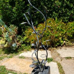 Iron Decoration With Base Can Uses With Candles Holders 