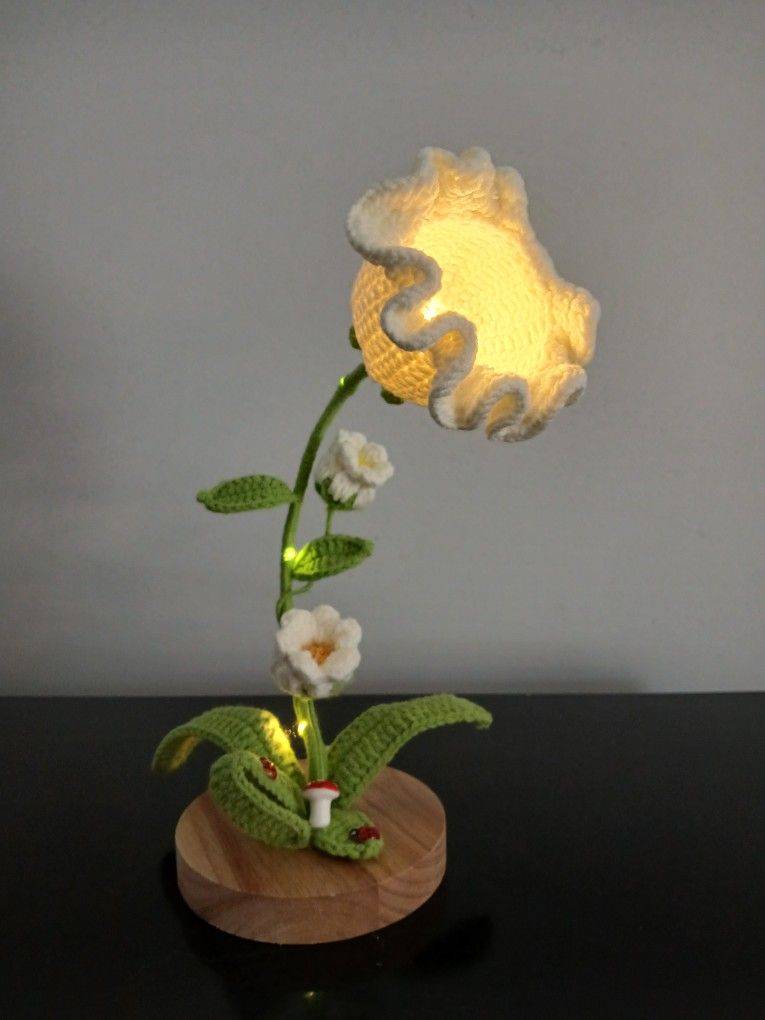 Crochet Lily Of Valley Lamp