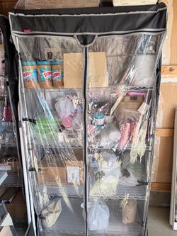 Racks with covers x 2