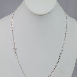 .925 Sterling Silver  Mariner Link Chain