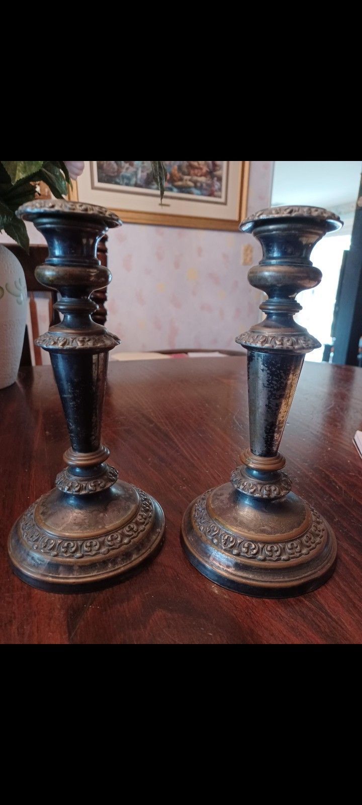 Antique Georgian Sheffield Sticks