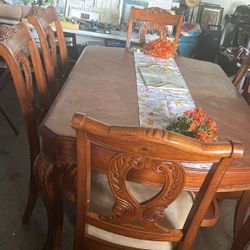 Dining Room Table With 6 Chairs 