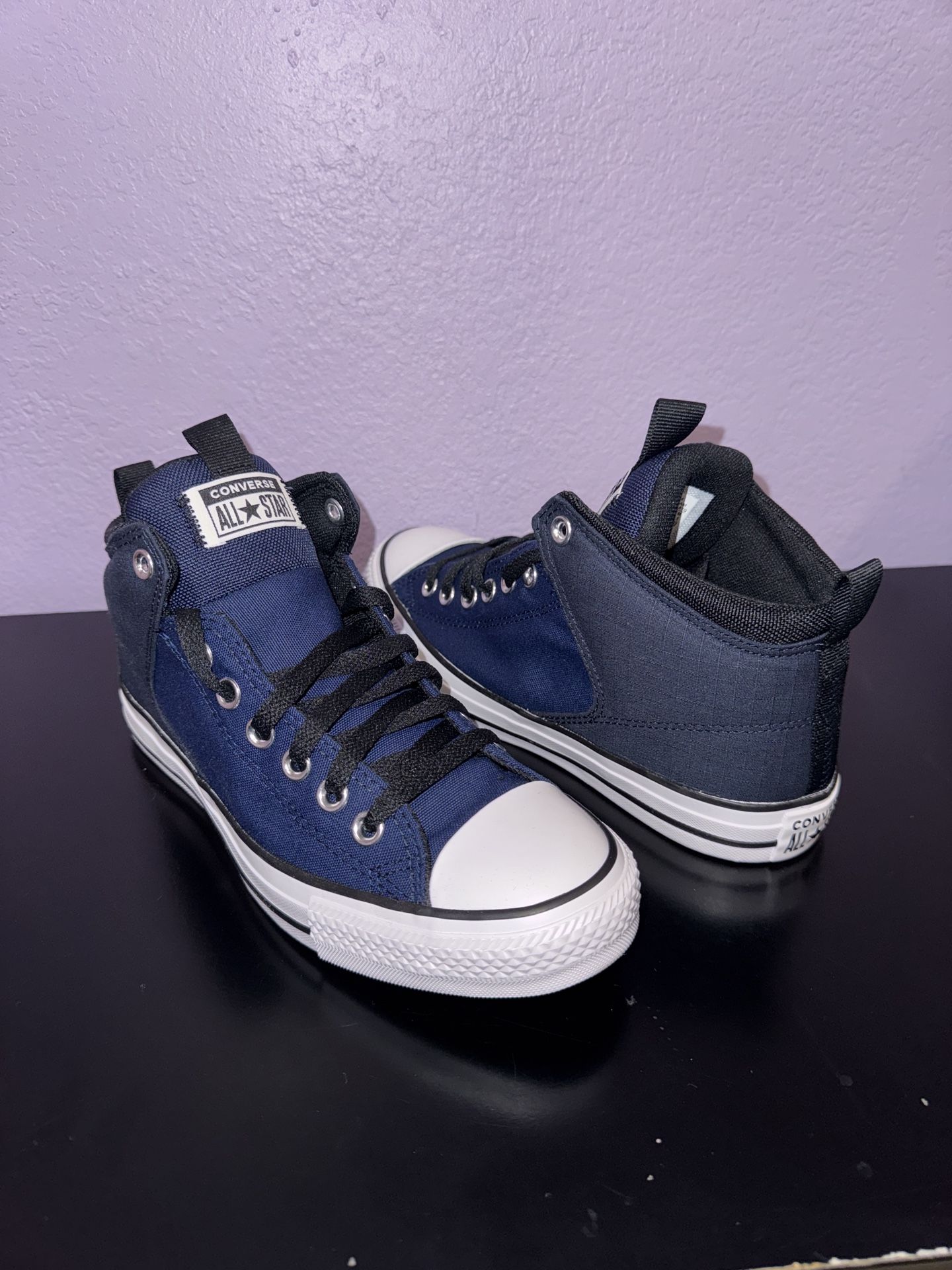 Dark Blue Converse