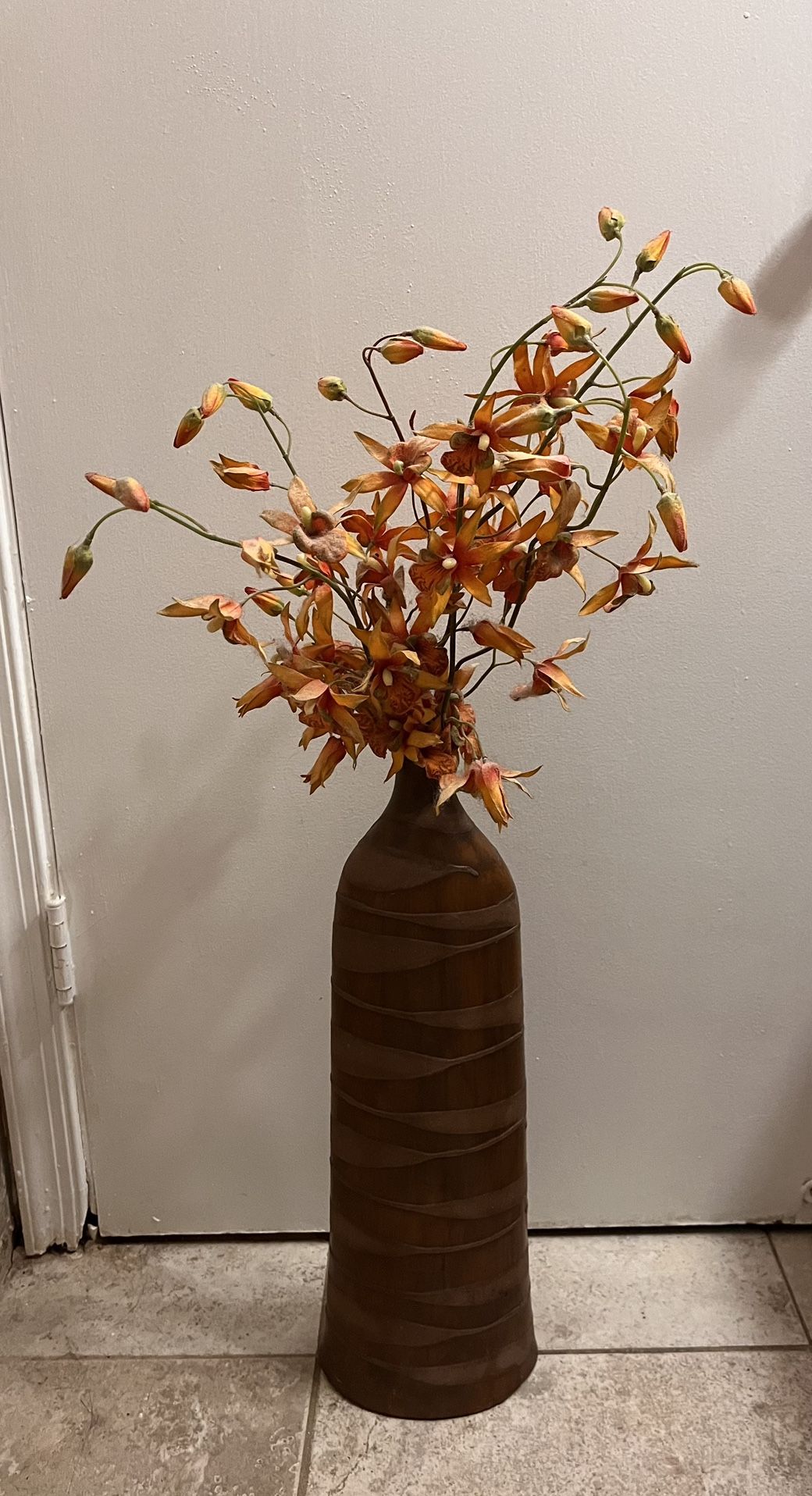Floor Vase With Flowers