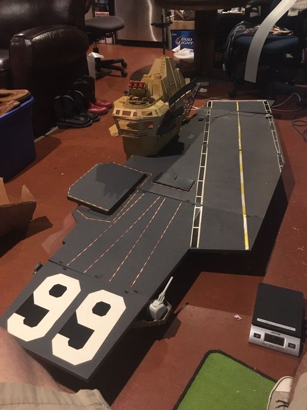 GI joe aircraft carrier USS Flagg playset 1985