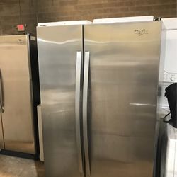 Whirlpool Refrigerator Side By Side Stainless Steel 