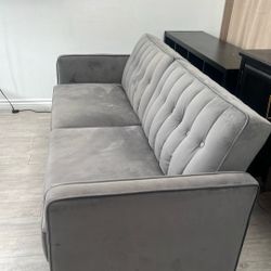 grey couch great condition