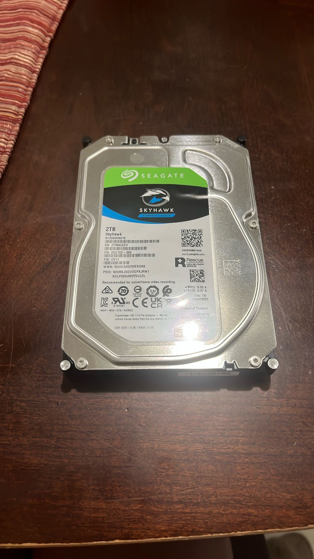 2 TB Internal Hard Drive