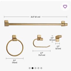 Positano 4 - Piece Bathroom Hardware Set 51695 By Globe Electric Company