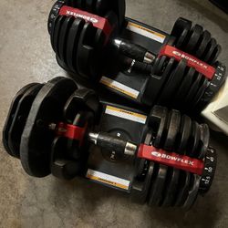 Bowflex Dumbbells 5lbs-52.5 Lbs 