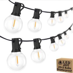 49ft Outdoor Patio G40 LED String Light