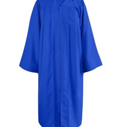 Blue Grad Gown