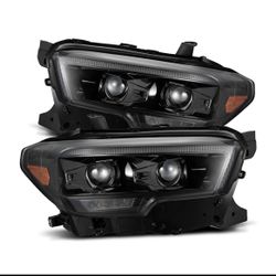 16-23 Toyota Tacoma MK II LUXX-Series LED Projector Headlights Black