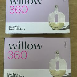 Willow 360 Pump Breast milk Storage Bags 2 Boxes (96 Total)