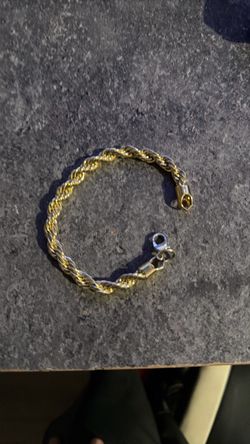Gold plated bracelet