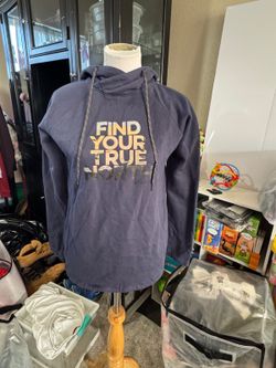 Columbia Navy Blue Hoodie Sweatshirt Size Small