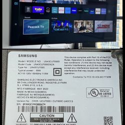Samsung 43" Class Crystal  UHD 4K CU7000 TV