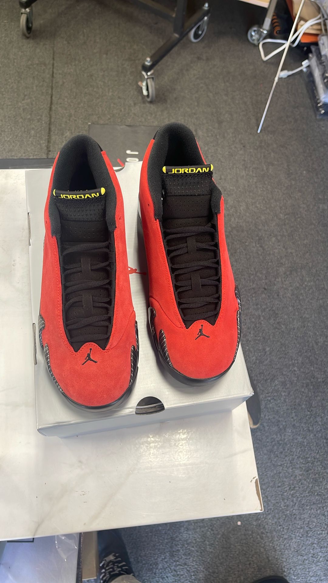 Jordan 14 Ferrari Size 8