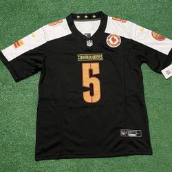 Washington Commanders Jayden Daniel’s Black Jersey