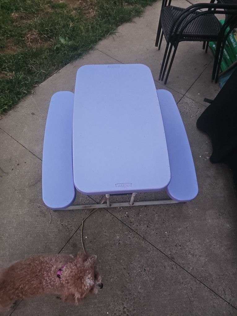 Lifetime Purple Table For Kids