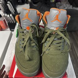 Nike Air Jordan 5 Retro LS "Olive" sneakers