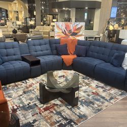 New Fabric Reclining Sectional