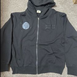 BROKEN PLANET SPIDER ZIP UP HOODIE XS