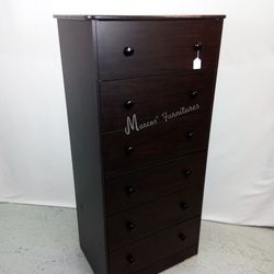 Brown Mocha Tall Bedroom Dresser!