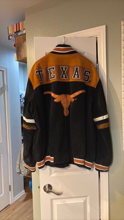 Texas longhorns men’s 2X suede jacket