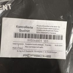 OEM 2019-23 Porsche Cayenne All Weather Floor Mats