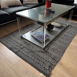 Glass Coffee Table & Two End Tables