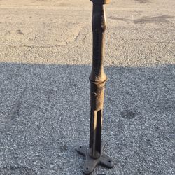 Antique Grizzly Co Cast Iron Shoe Fitting Stand Cobbler Anvil Shop Display Movie Scene Vintage USA