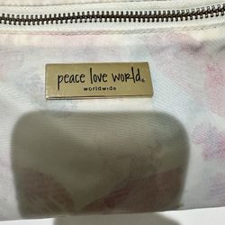 Peace, Love, World Toiletry Or Cosmetics Bag