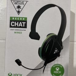NIB Turtle Beach Recon Chat Wired Headset for XBOX Series/XBOX 1/ PS4/PS5 - $15
