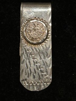 Aztec sundial money clip