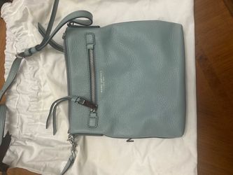 Marc Jacobs Light Blue Leather Crossbody Bag